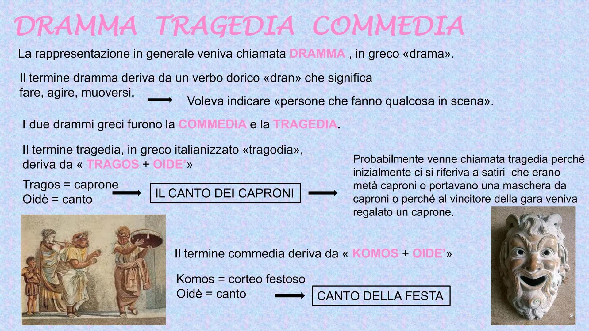 # IL TEATRO # ORIGINI

Il teatro antico è semplicemente il teatro greco, passato attraverso i latini.

Nasce nel 534 a.C. ad Atene, durante 