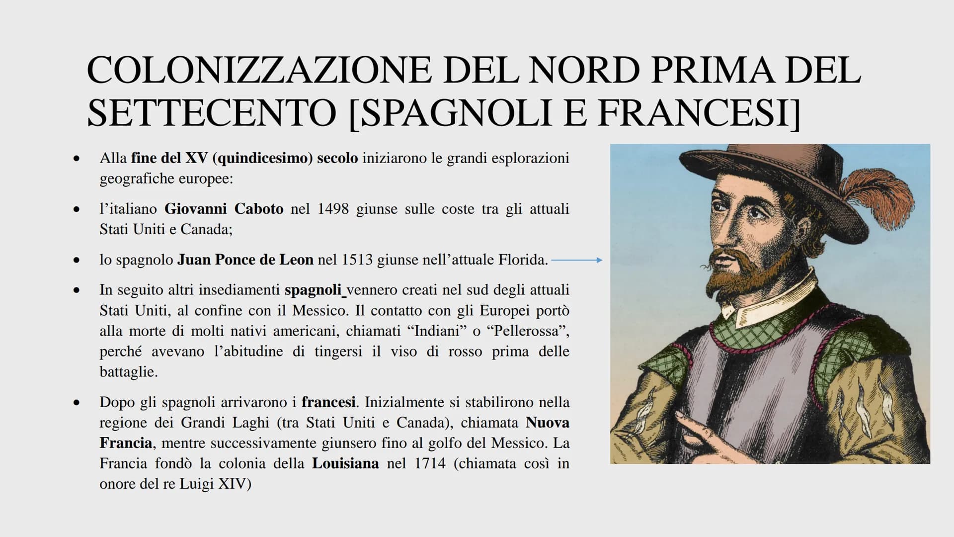 RIVOLUZIONE
AMERICANA COLONIZZAZIONE
SETTECENTO [NATIVI AMERICANI]
I primi abitanti che si stabilirono nel Nord America molto prima dell'arr