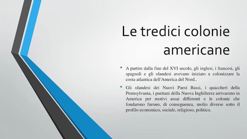 RIVOLUZIONE
AMERICANA COLONIZZAZIONE
SETTECENTO [NATIVI AMERICANI]
I primi abitanti che si stabilirono nel Nord America molto prima dell'arr