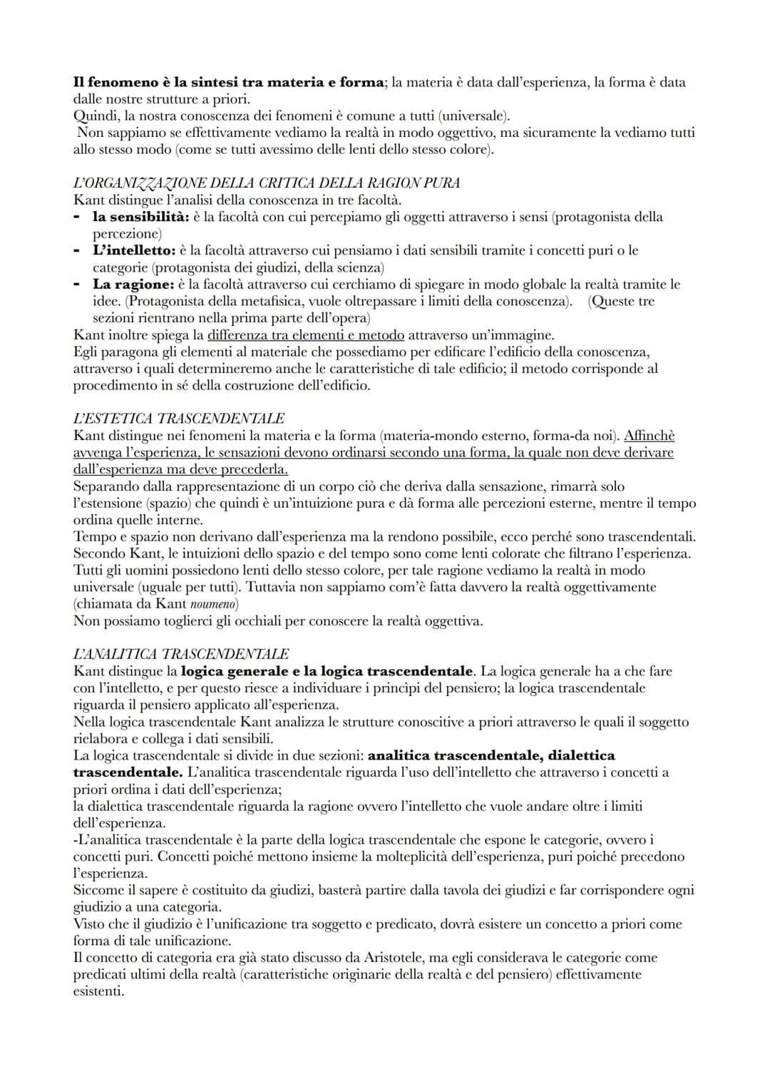 Immanuel Kant
Il contesto storico culturale in cui opera Kant è quello del razionalismo illuministico di Christian Wolff,
il quale aveva cre