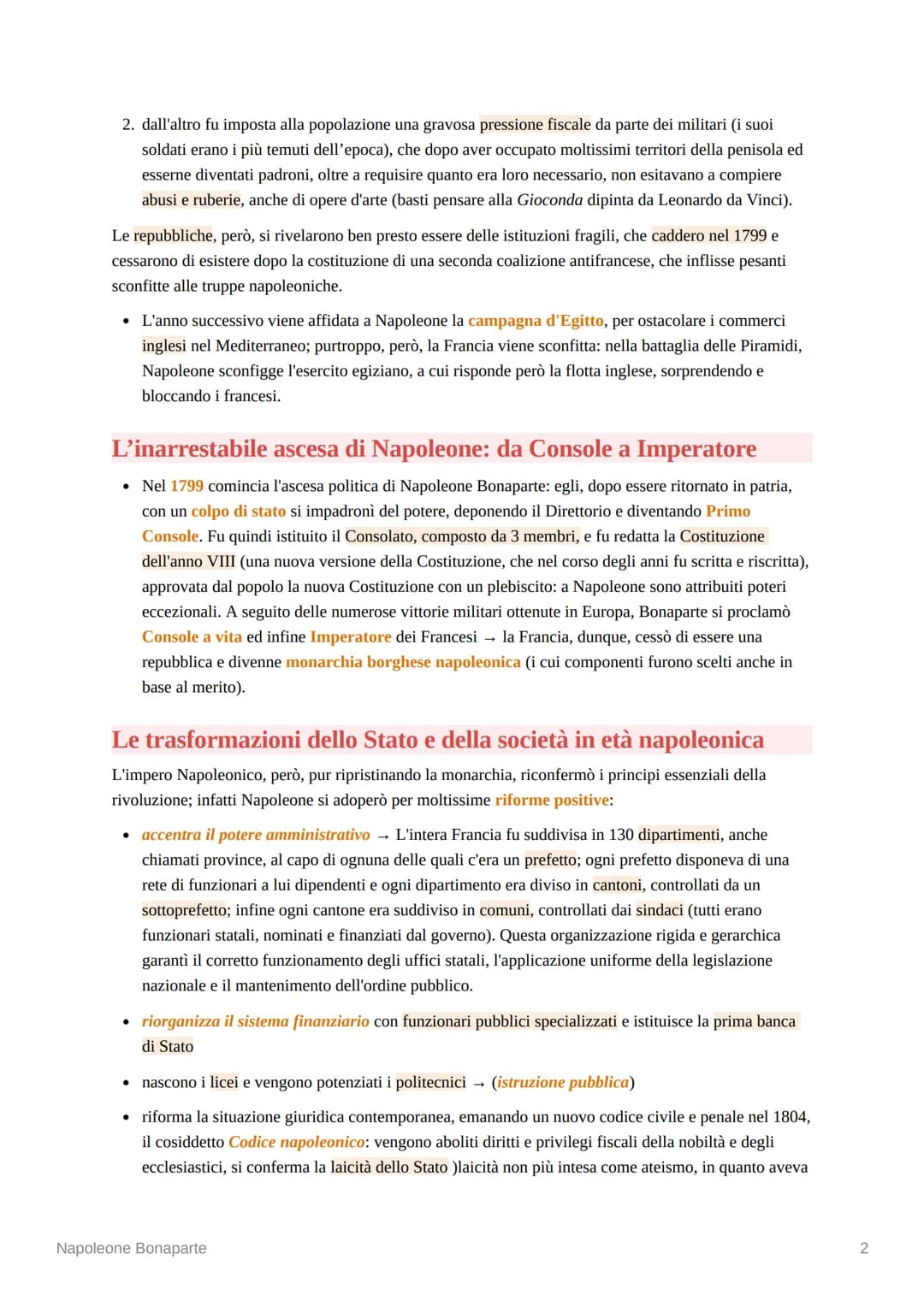 Napoleone Bonaparte
La rivoluzione in Italia e la nascita delle repubbliche sorelle
I valori rivoluzionari non rimasero circoscritti all'int