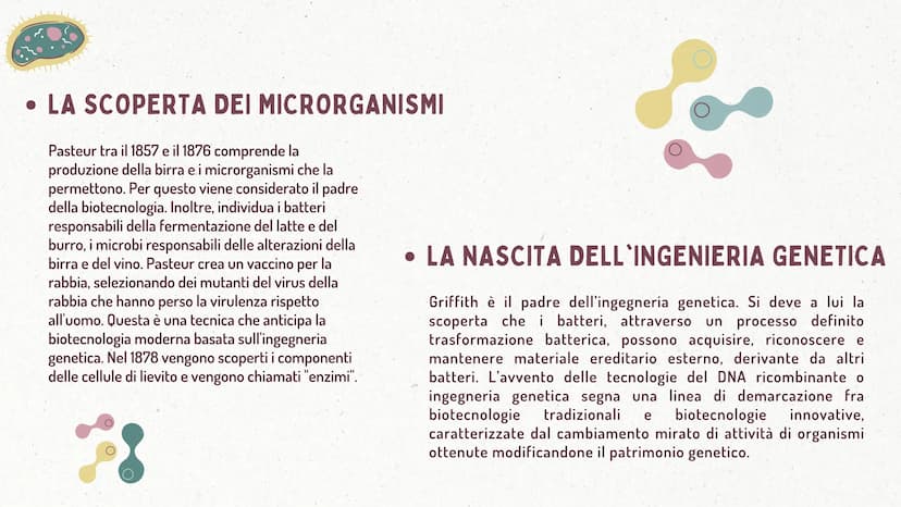 €
LE BIOTECNOLOGIE
* DEFINIZIONE
Le biotecnologie sono l'applicazione tecnologica che si serve dei sistemi
biologici, degli organismi vivent