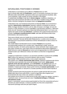 Know Naturalismo, Positivismo e Verismo  thumbnail