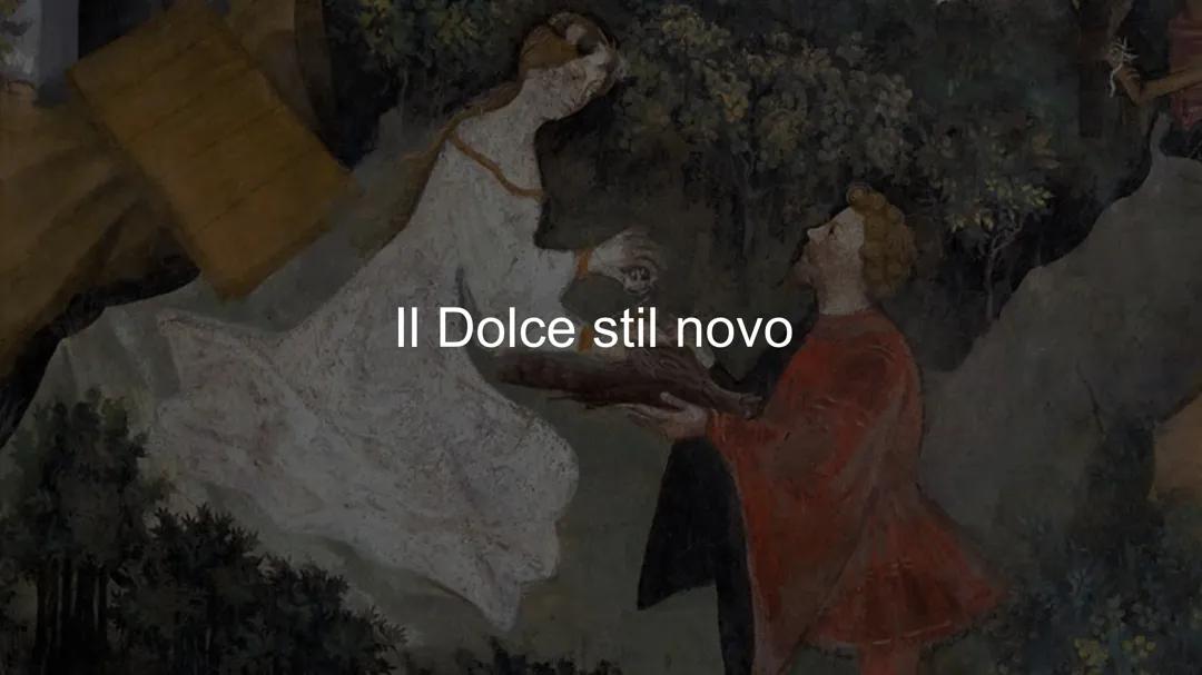 Il dolce stil novo