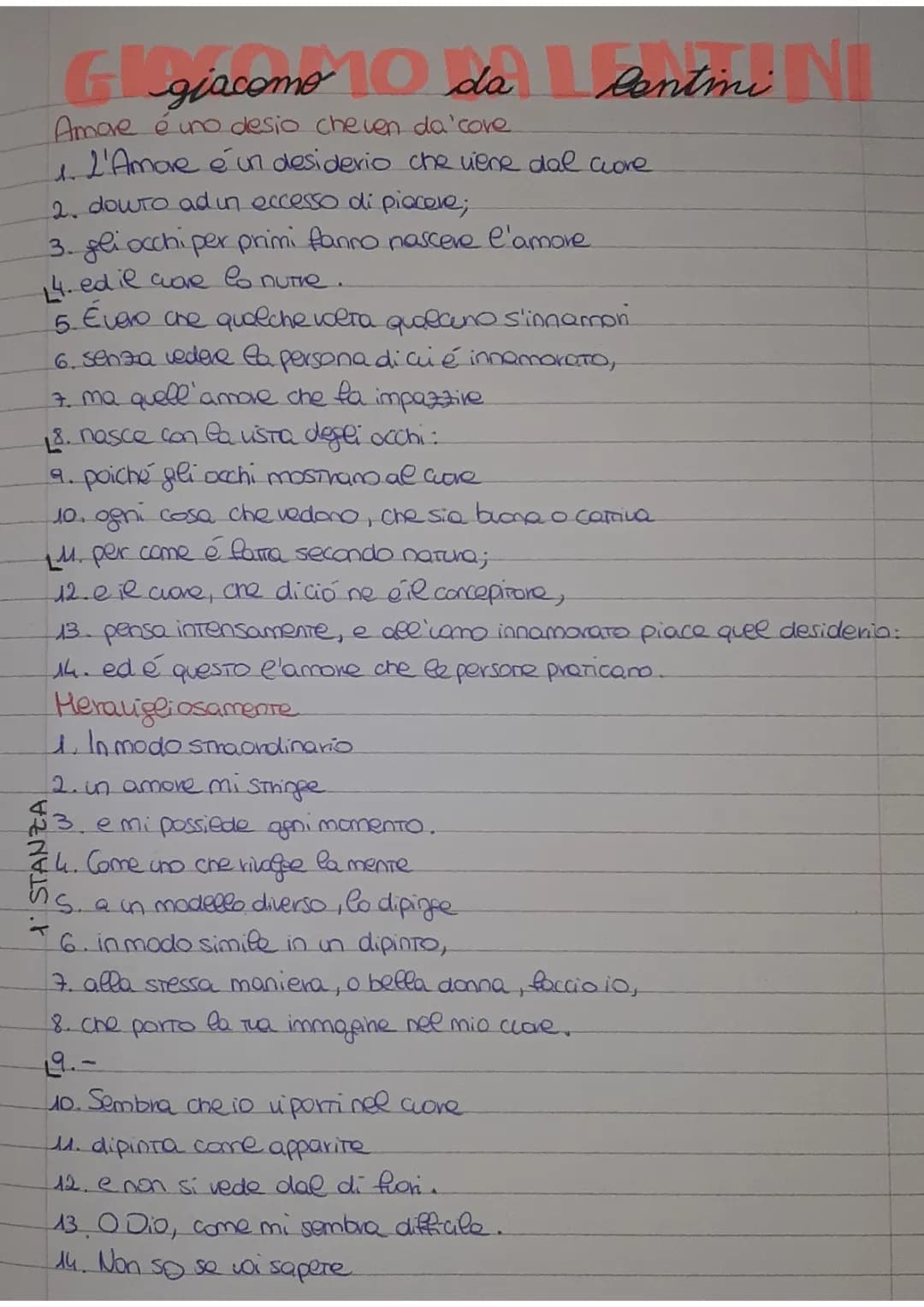 Analisi dei Sonetti di Cavalcanti e Poesie Famosi di Giacomo e Jacopo da Lentini