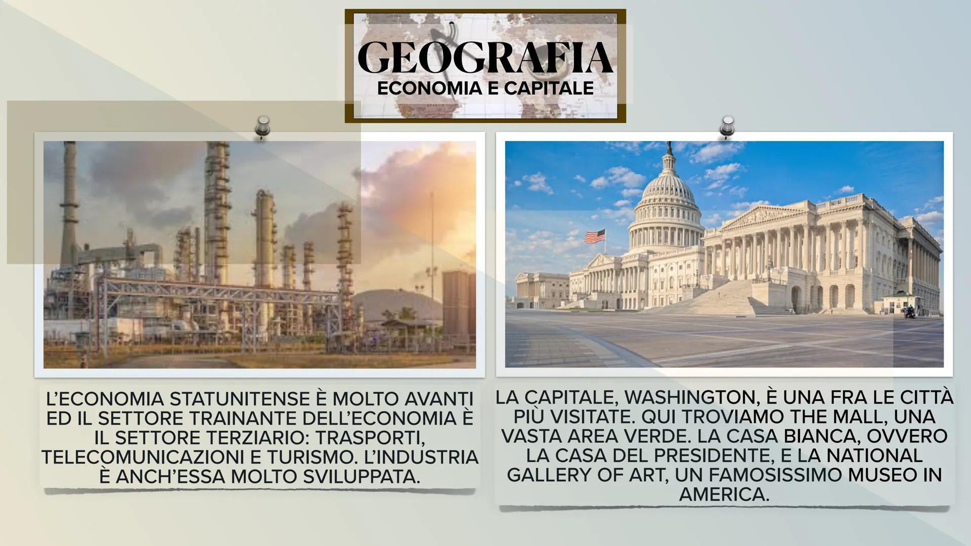 GLI STATI UNITI TERRITORIO ED
ECONOMIΑ

FAGLIA DI SAN
ANDREAS

DIRITTI DEI LAVORATORI
DURANTE IL BIENNIO ROSSO
+
FUTURISMO E
TOMMASO MARINET