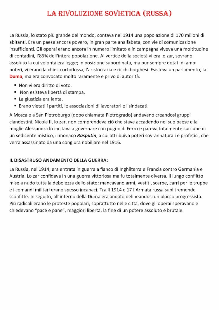 Know La rivoluzione russa (sovietica) thumbnail