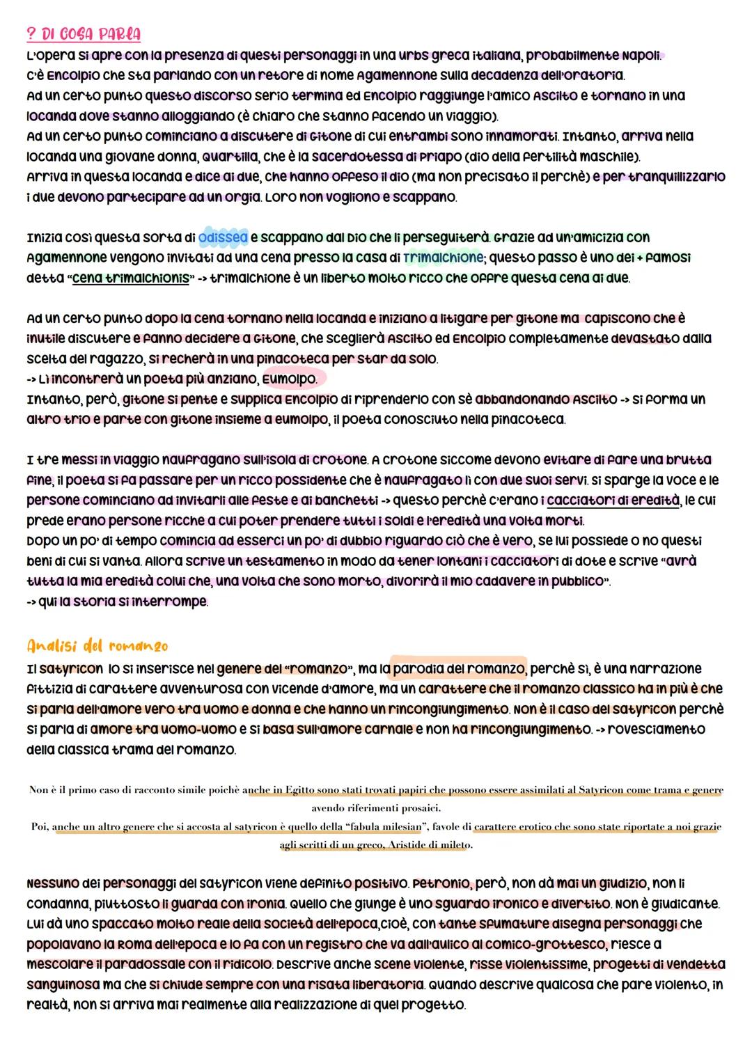# PETRONIO

Autore molto oscuro poichè non si sa realmente chi sia, quando e come sia vissuto,
ma si sa che passa sotto il nome di petronio 