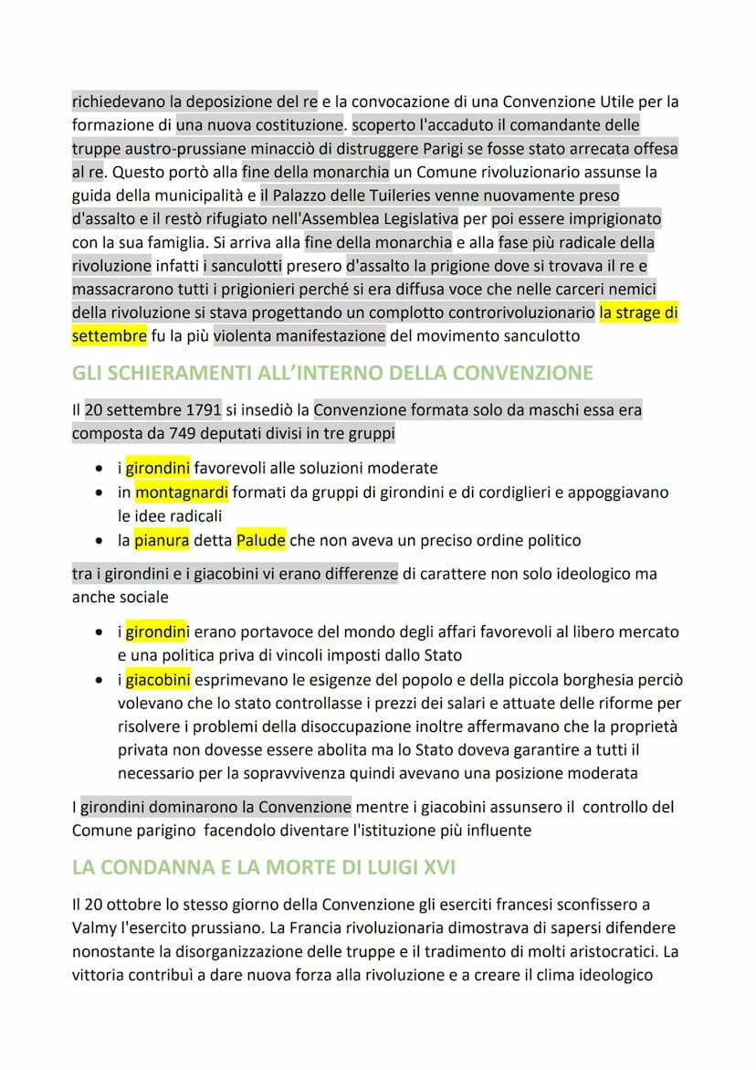 RIVOLUZIONE FRANCESE
LA SITUAZIONE ECONOMICA E SOCIALE
Alla fine del 700 l'economia francese era ancora essenzialmente agricola i nobili
imp