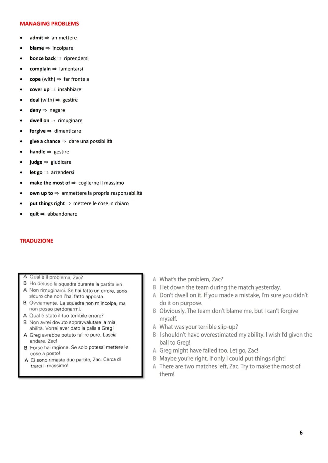 UNIT 6
GRAMMAR
● CONDITIONALS
● WISH / IF ONLY
ADVICE & OBLIGATION
● PAST MODALS
CONDITIONALS
0 CONDITIONAL
1ST CONDITIONAL
2ND CONDITIONAL
