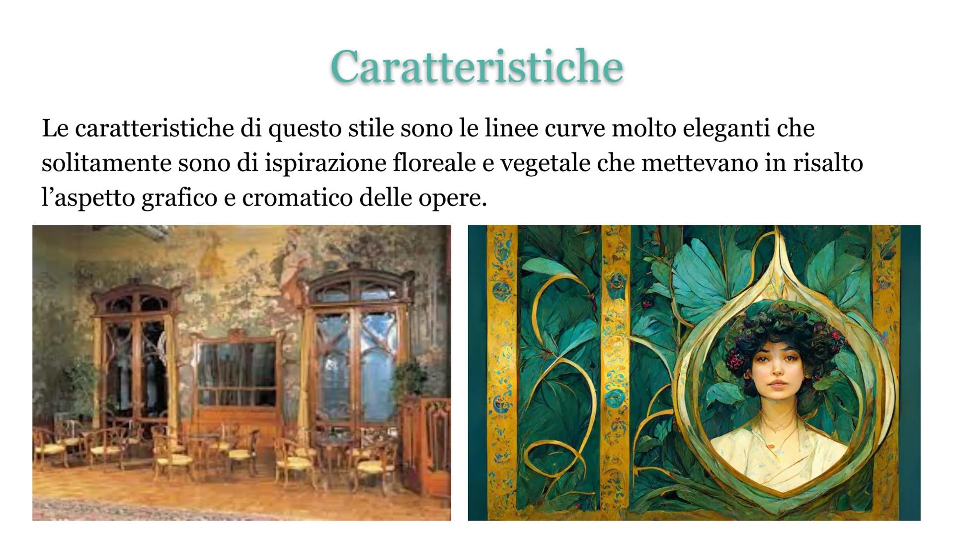 # L'ART NOUVEAU # L'Art Nouveau

L'Art Nouveau è un movimento artistico nato tra il 1890 e il 1914 (inizio della
prima guerra mondiale). Il 