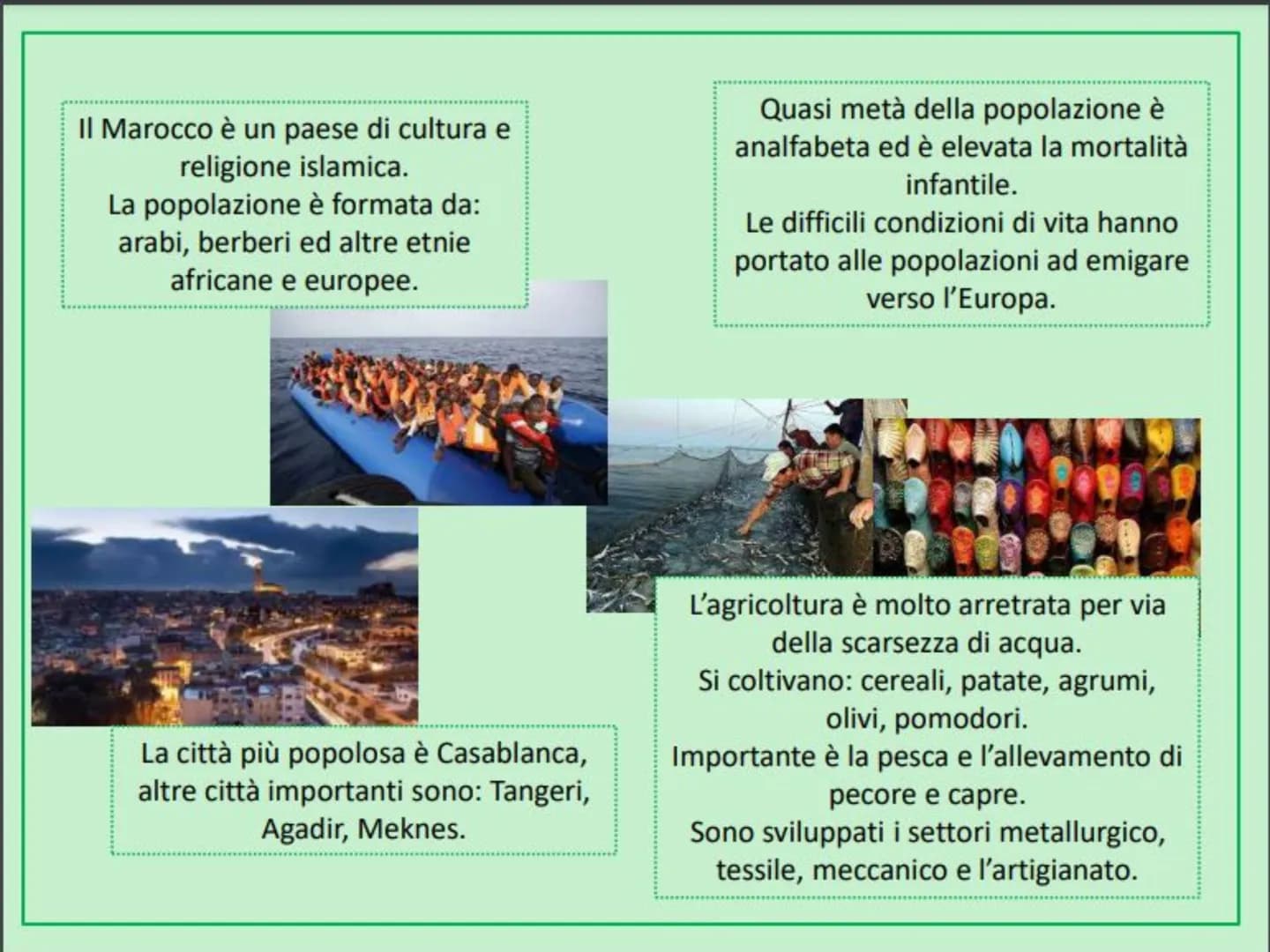 Flussi Migratori: Dall'Africa verso l'Europa e Cultura di Marocco ed Egitto