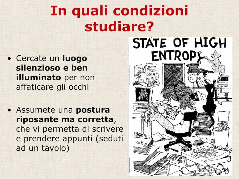 D) STUDIO E MAPPE L'INTERROGAZIONE E LA
VERIFICA NON POSSONO
BASARSI SOLO SULLO
STUDIO DEGLI APPUNTI!
QUASI SEMPRE LO STUDIO
DEGLI APPUNTI V