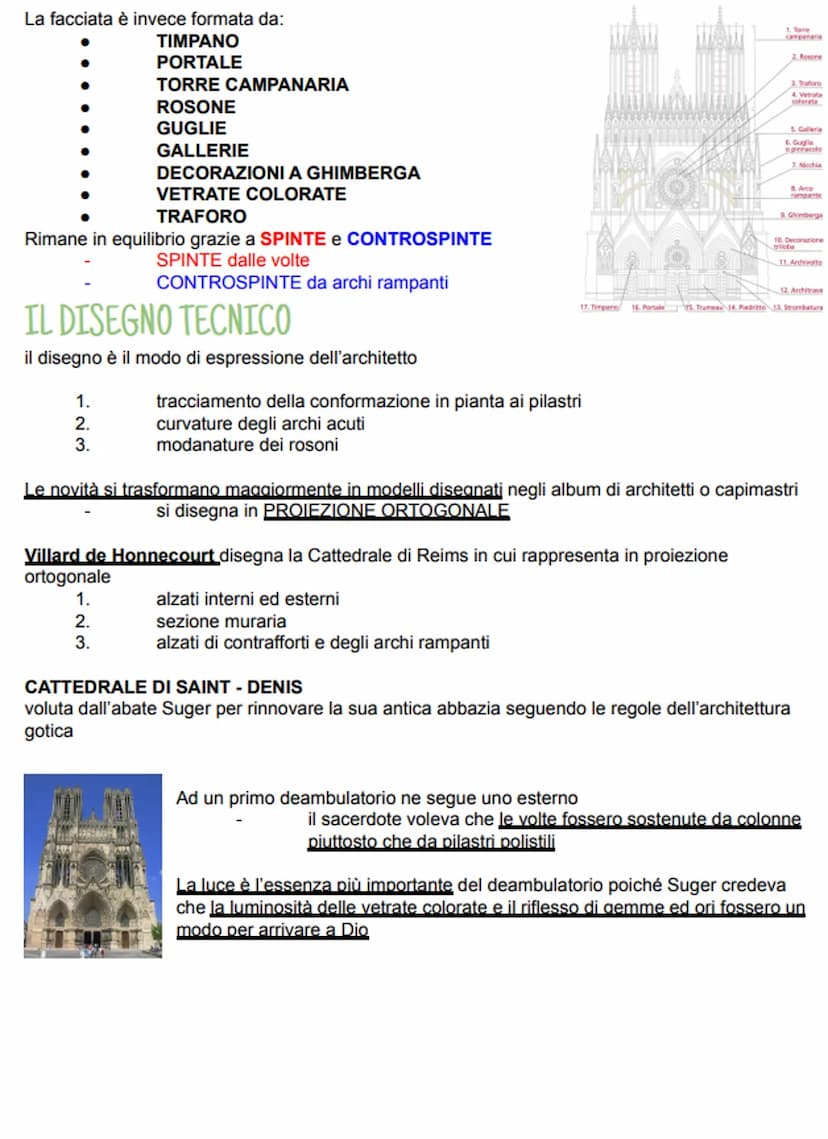 IL GOTICO
intorno alla metà del XII sec. sull'Île de France
vigore economico
slancio sugli scambi mercantili
nascono i BORGHI, vigorosi econ