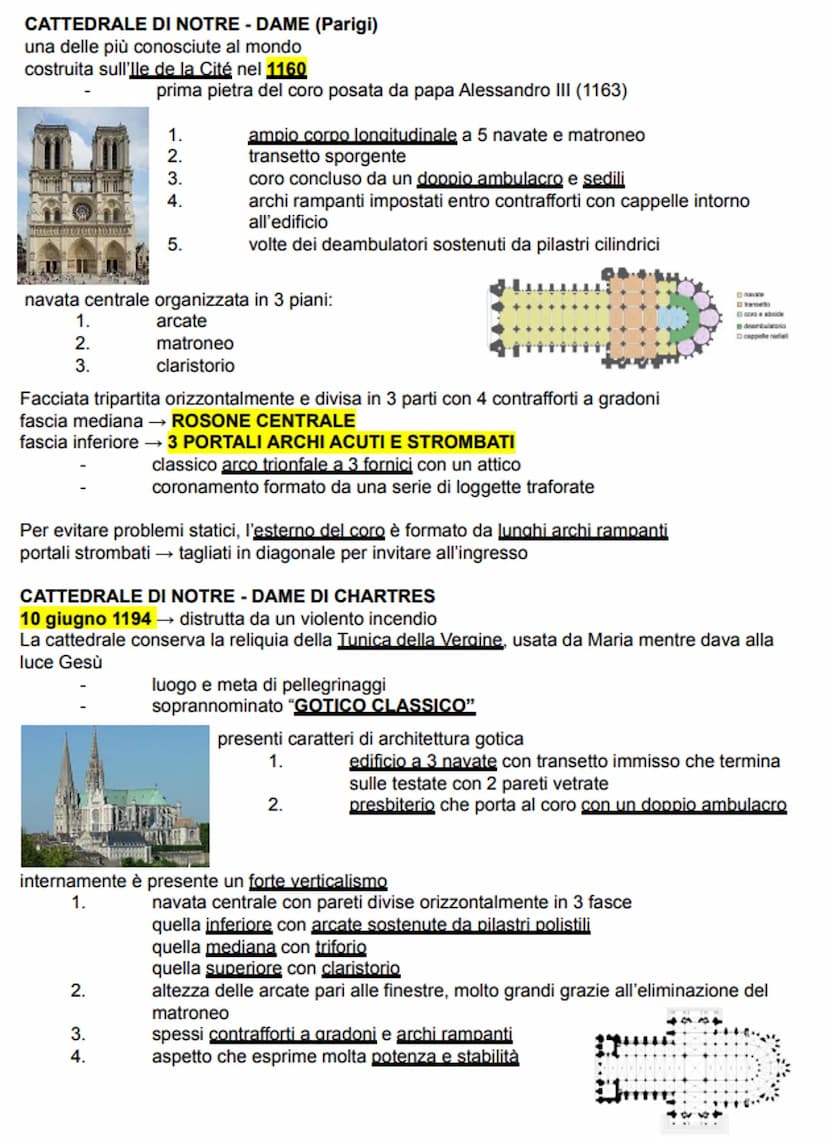 IL GOTICO
intorno alla metà del XII sec. sull'Île de France
vigore economico
slancio sugli scambi mercantili
nascono i BORGHI, vigorosi econ