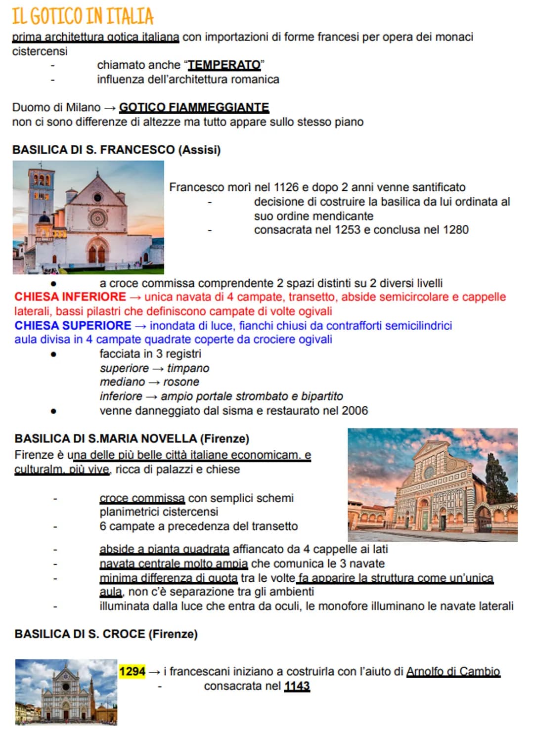 IL GOTICO
intorno alla metà del XII sec. sull'Île de France
vigore economico
slancio sugli scambi mercantili
nascono i BORGHI, vigorosi econ