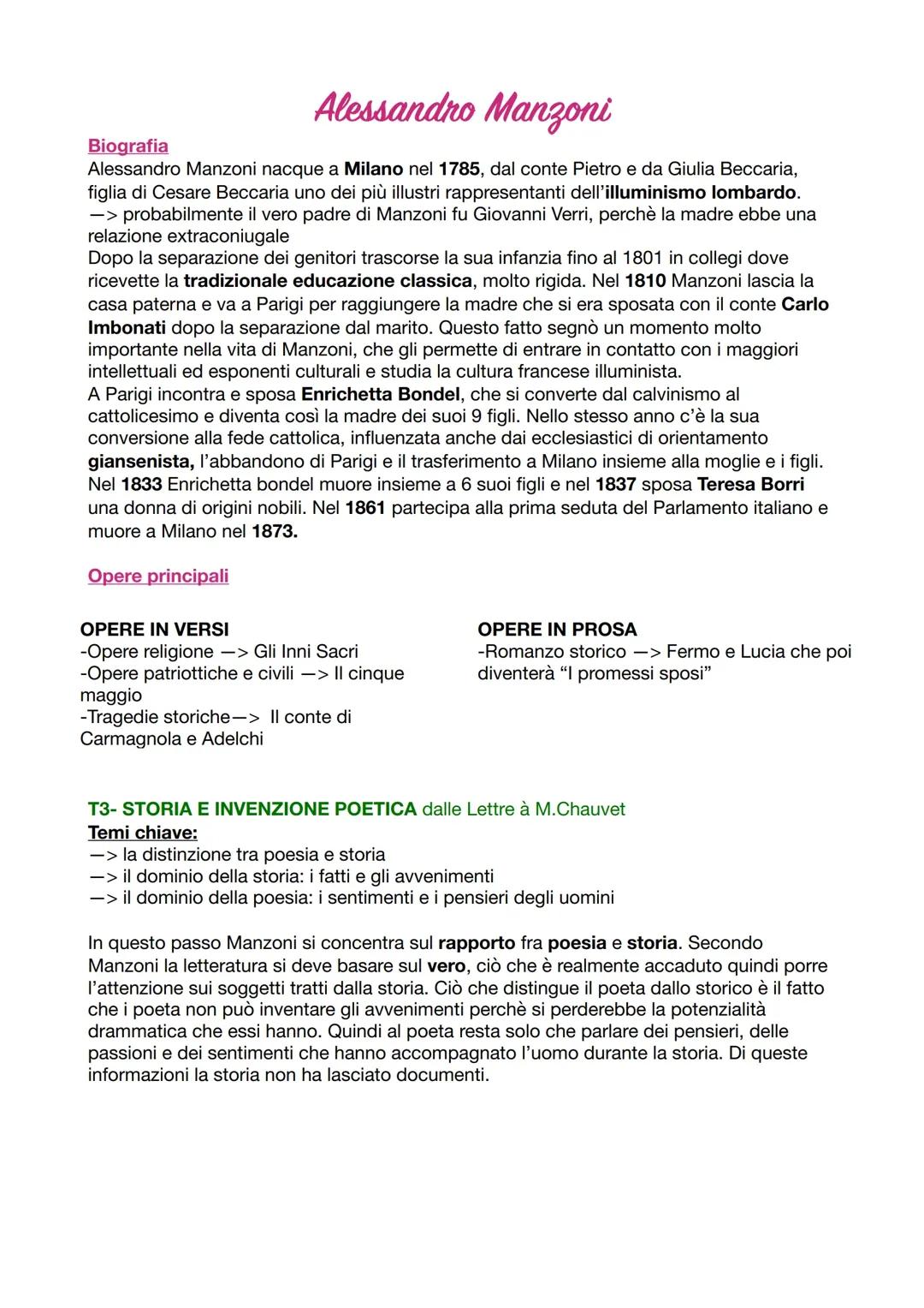 ALESSANDRO MANZONI