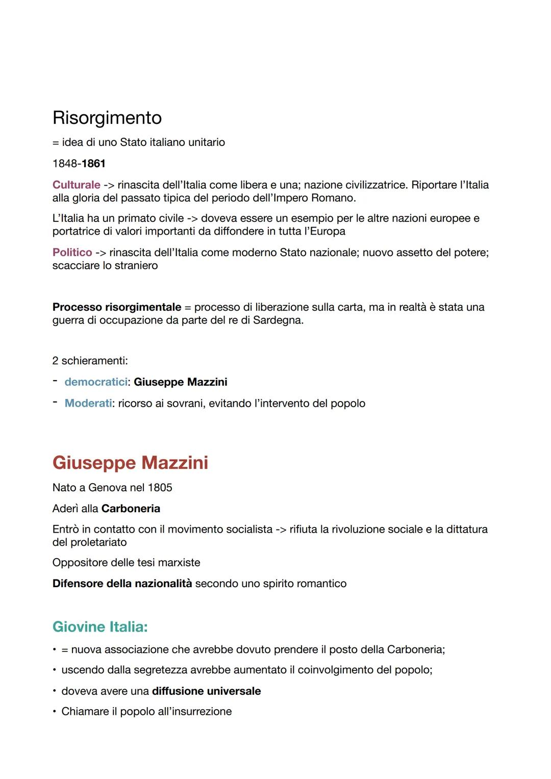 
<h2 id="riassunto">Riassunto</h2>
<p>Con il crollo dell'Impero napoleonico, i vecchi sovrani vollero ridefinire l'assetto politico e social