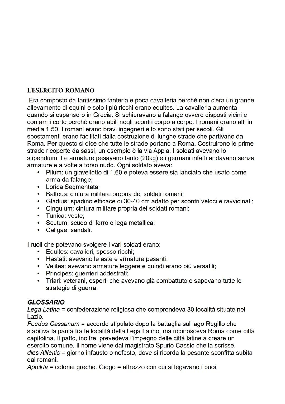 L'ESPANSIONE IN ITALIA
lezione del 12-16/05/23
LA CONQUISTA DEL LAZIO E LO SCONTRO CON I GALLI
La repubblica romana fu protagonista di una s