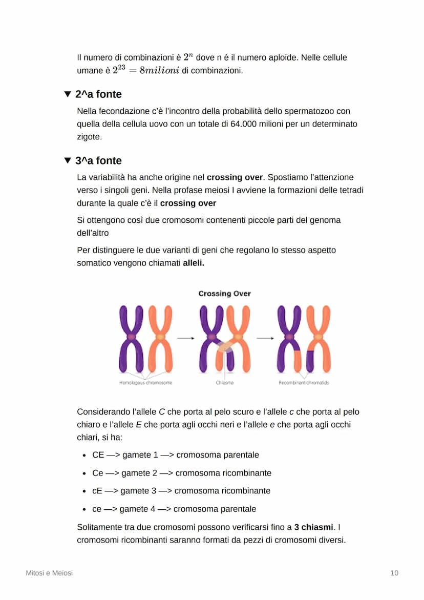 Mitosi e Meiosi
▾ La divisione cellulare e la riproduzione
▾ La riproduzione di tutti gli esseri viventi dipende dalla
divisione cellulare
M