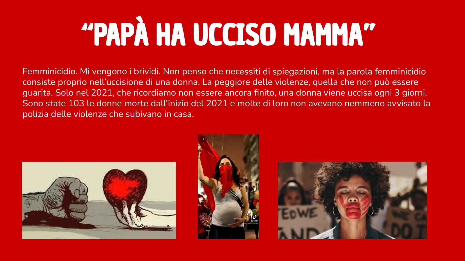 O+
Siamo
DONNE
Di Erica Delli Rocili, Charice Magsino e Francesca di
Lernia
Anno scolastico 2021/2022 VIOLENZA
Forme di violenza
SULLE PERSO