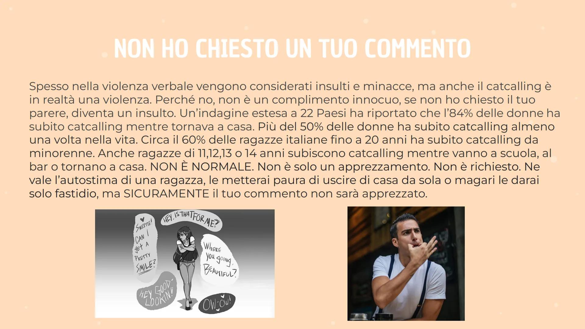 O+
Siamo
DONNE
Di Erica Delli Rocili, Charice Magsino e Francesca di
Lernia
Anno scolastico 2021/2022 VIOLENZA
Forme di violenza
SULLE PERSO