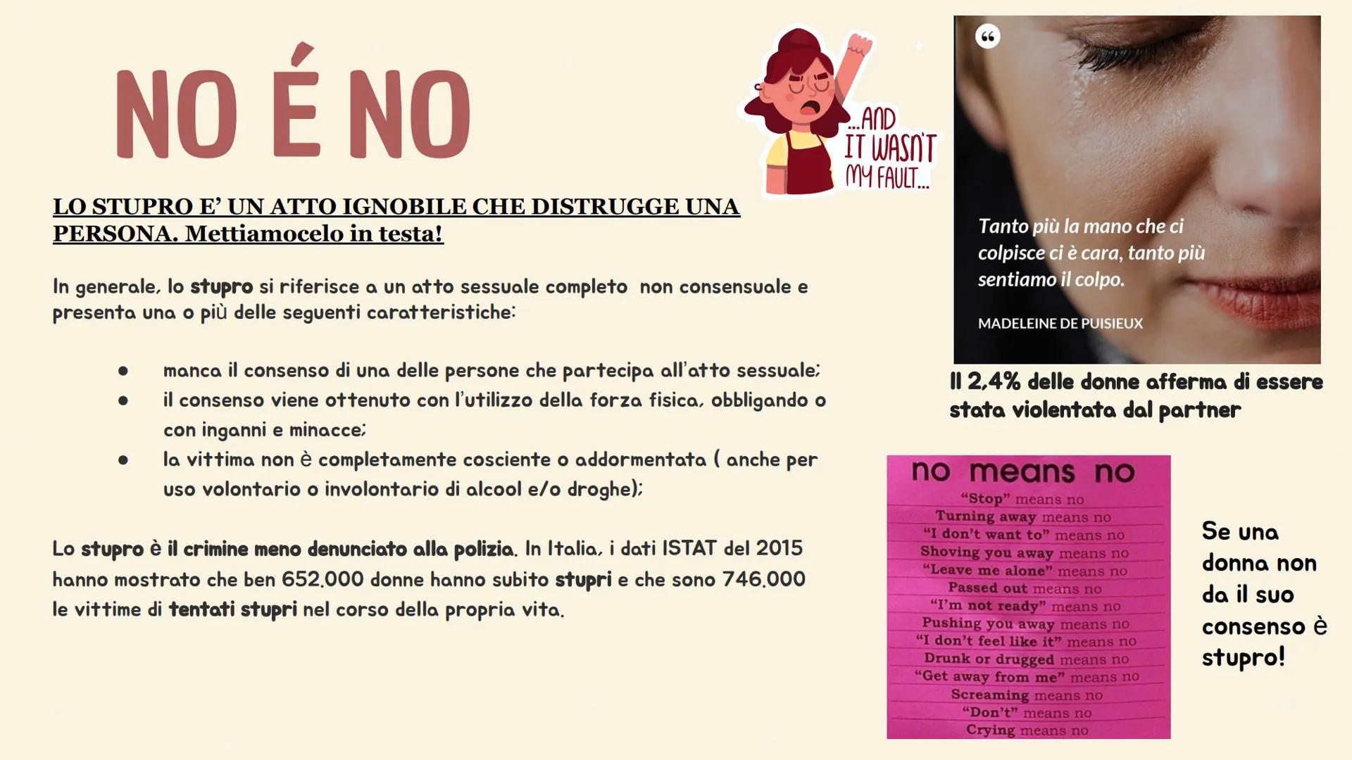 O+
Siamo
DONNE
Di Erica Delli Rocili, Charice Magsino e Francesca di
Lernia
Anno scolastico 2021/2022 VIOLENZA
Forme di violenza
SULLE PERSO