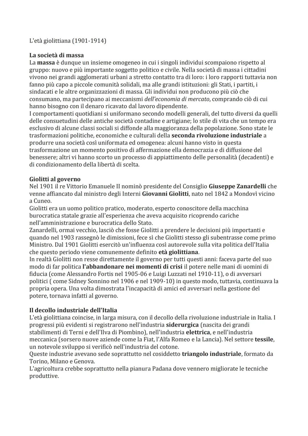 L'età Giolittiana: Un periodo di cambiamento
