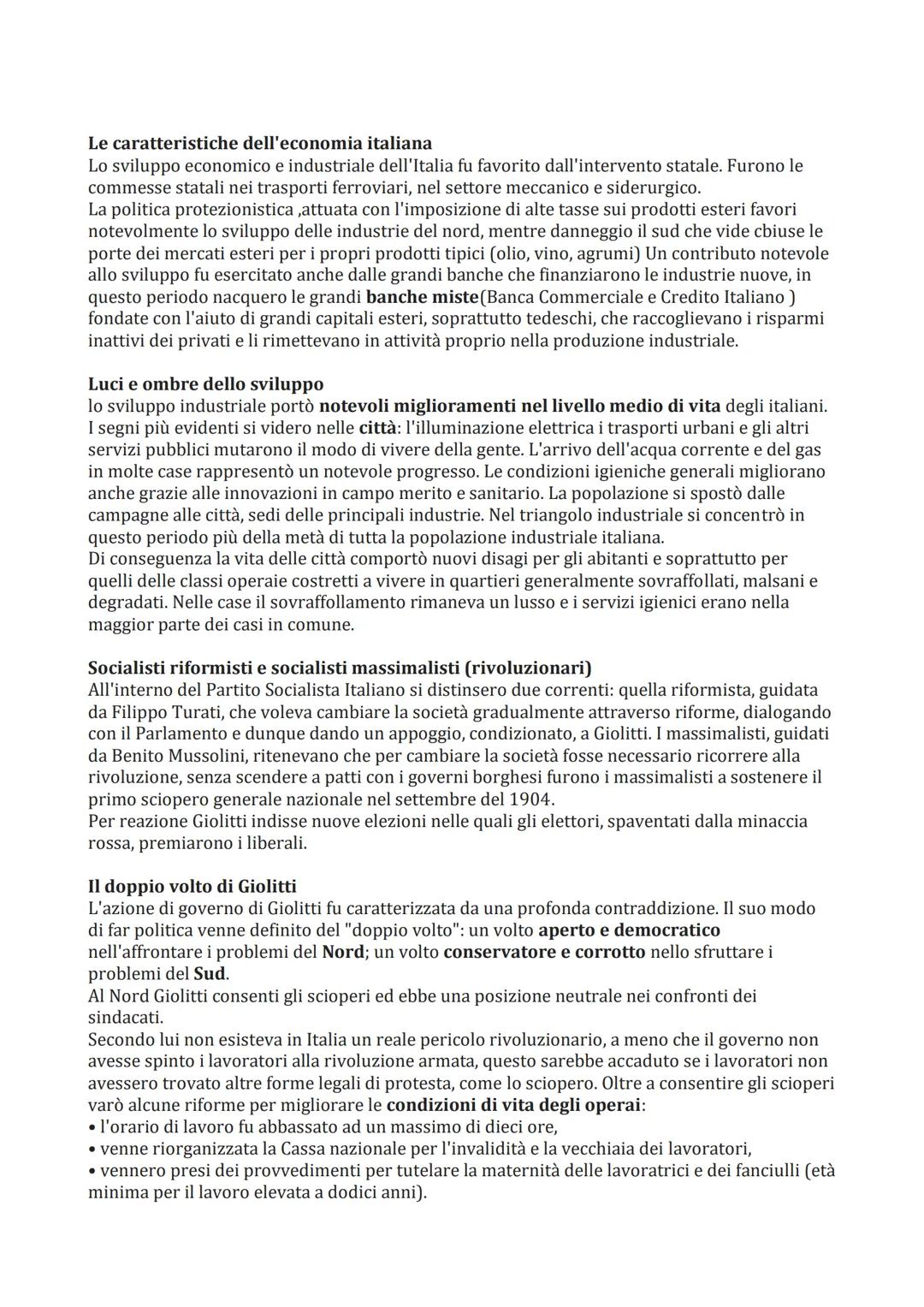 L'età giolittiana (1901-1914)
La società di massa
La massa è dunque un insieme omogeneo in cui i singoli individui scompaiono rispetto al
gr