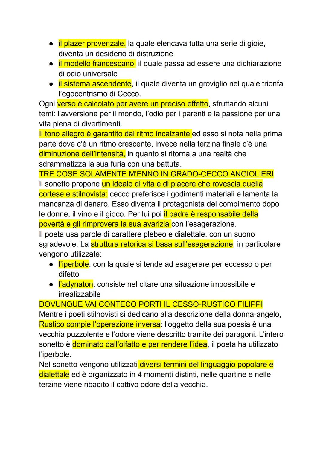 ITALIANO-LO STILNOVO E LA POESIA COMICO-REALISTICA
IL DOLCE STILNOVO
Nel '200 fiorì, tra Bologna e Firenze, una nuova stagione poetica
chiam
