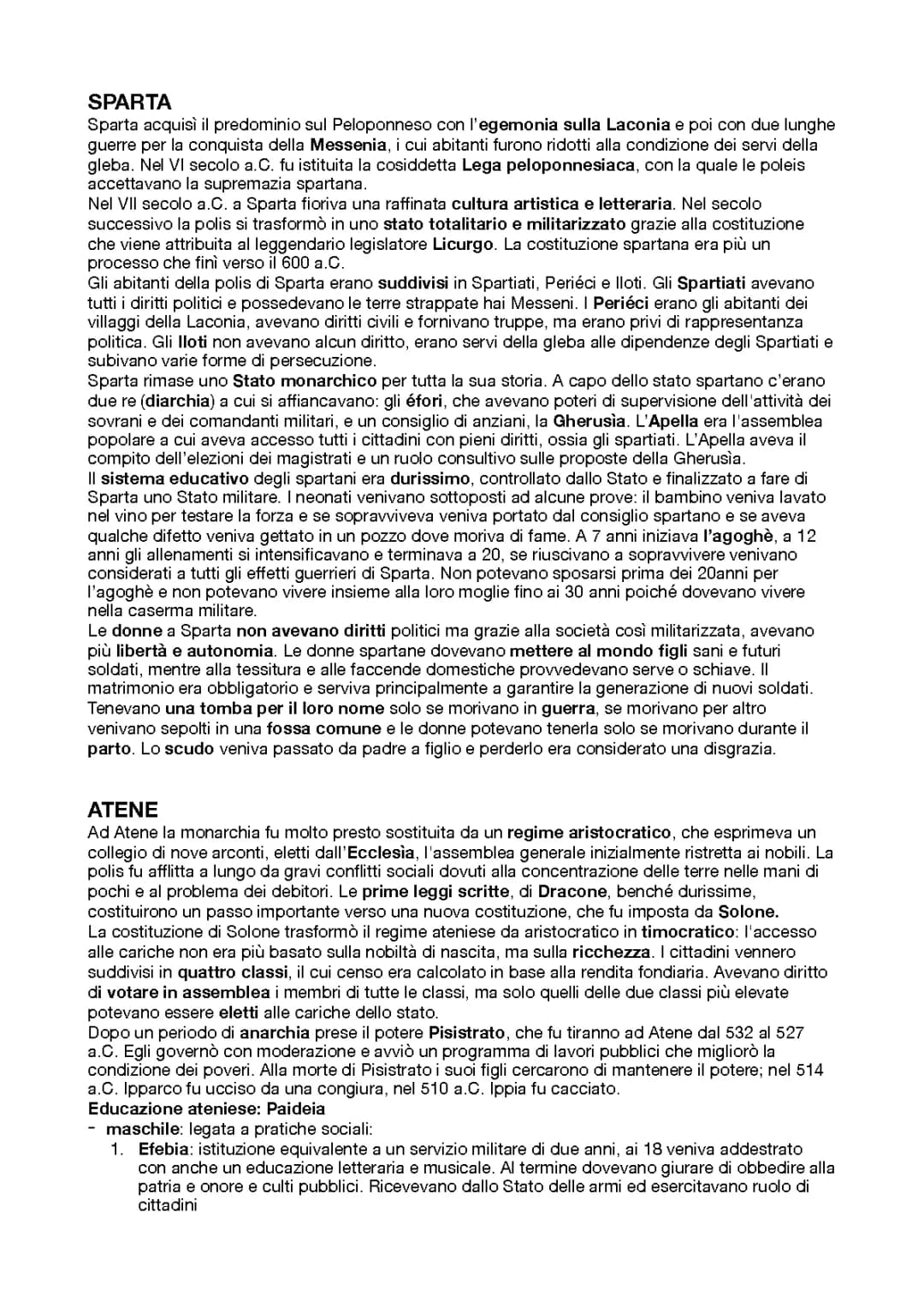 La Guerra del Peloponneso: Riassunto, Mappe, Cause e Fasi