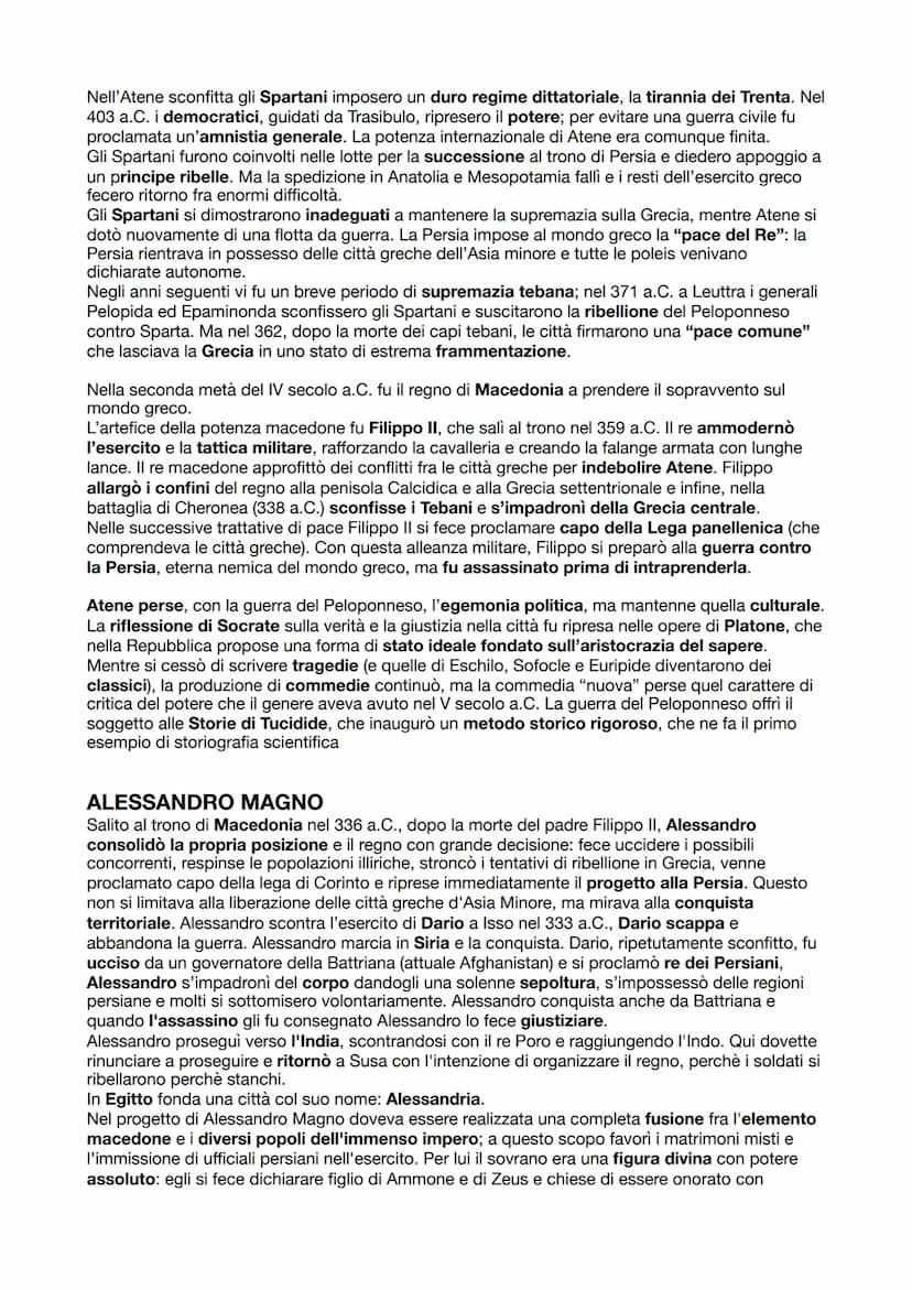 
<p>Sparta acquisì il predominio sul Peloponneso con l'egemonia sulla Laconia e poi con due lunghe guerre per la conquista della Messenia, i