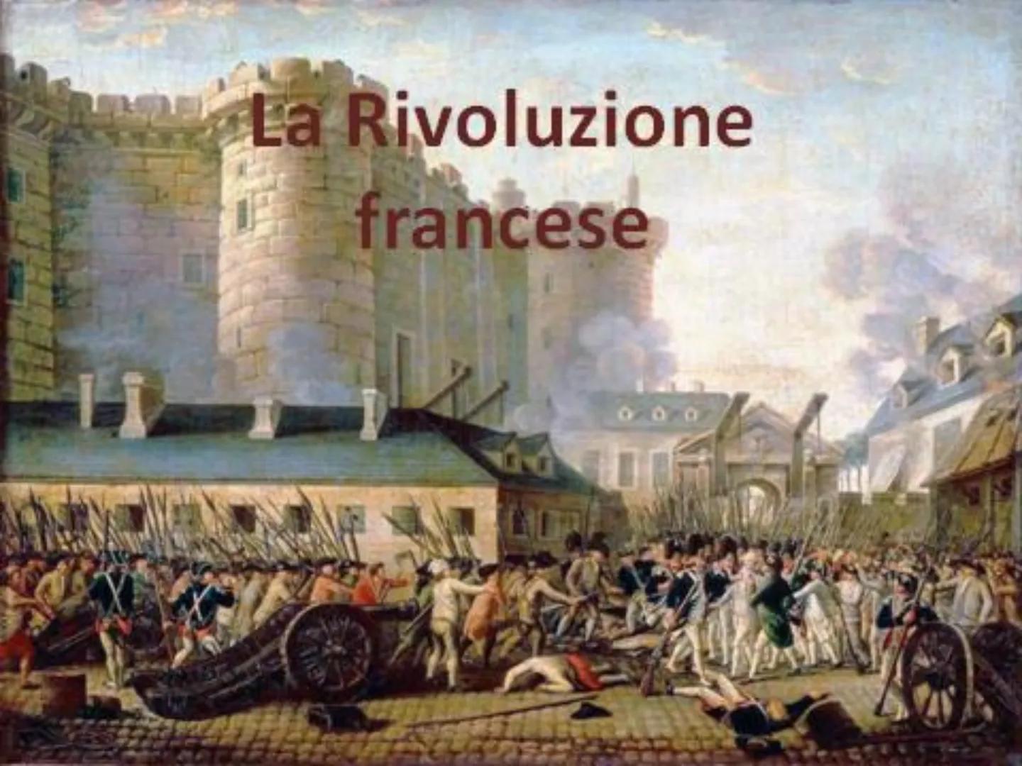 
<p>La Rivoluzione francese è un evento di grande importanza, in quanto segna il progressivo distacco dalle antiche strutture monarchiche e 