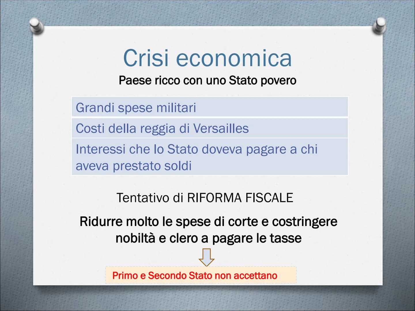 
<p>La Rivoluzione francese è un evento di grande importanza, in quanto segna il progressivo distacco dalle antiche strutture monarchiche e 