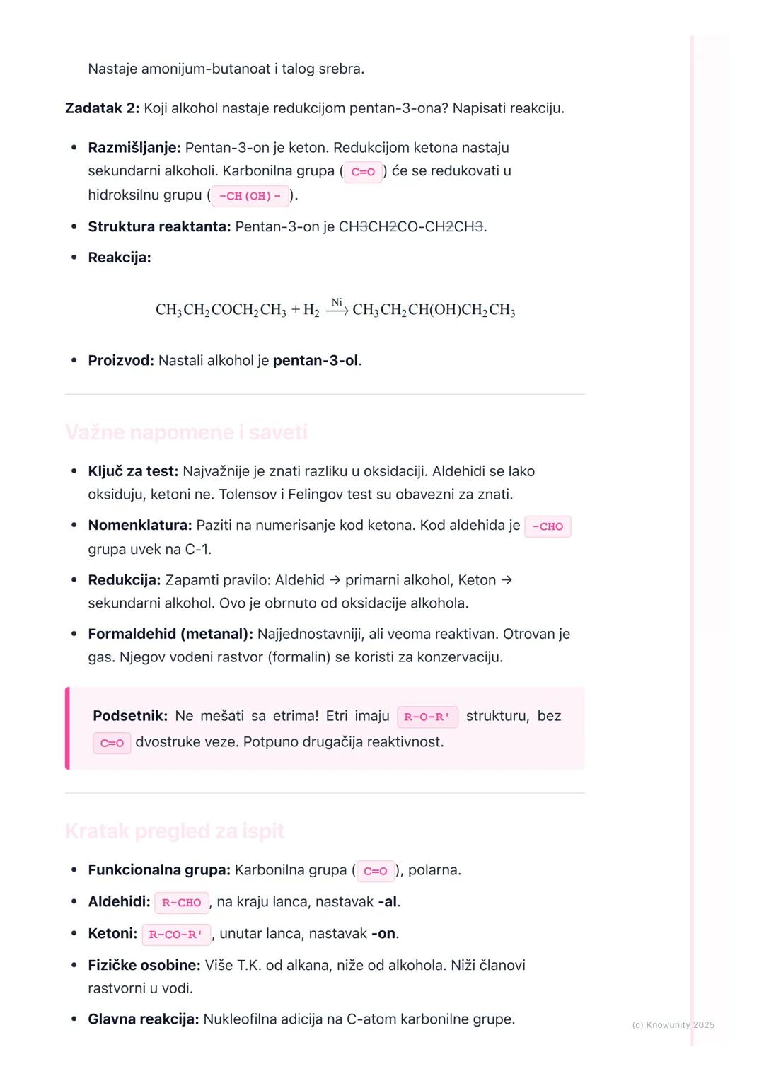 # Aldehidi i ketoni

Uvod i opšte karakteristike

Aldehidi i ketoni su organska jedinjenja koja sadrže karbonilnu grupu ($c=0$).
Ovo je njih