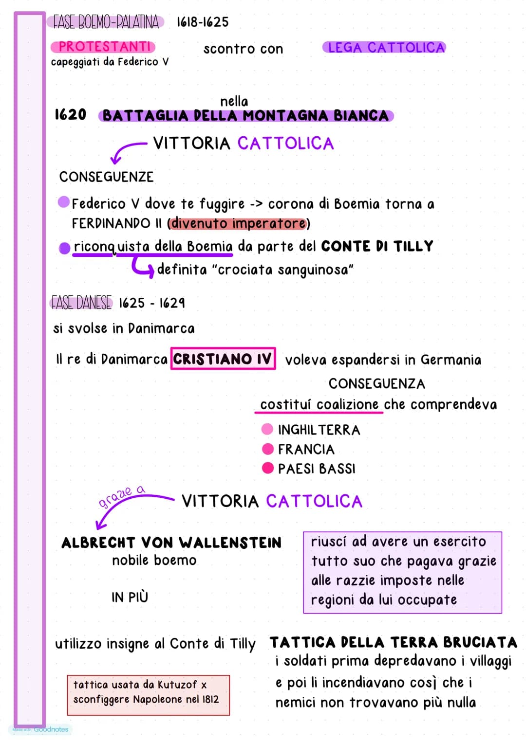 La guerra dei Trent'anni
scontro + importante del 600
dal 1618 al 1648
caratterizzato da guerre x motivi religiosi
CAUSE DELLA GUERRA: DISSI