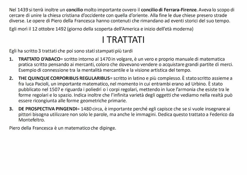 
<p>Piero della Francesca è un pittore rinascimentale italiano noto per la sua abilità nell'unire la pratica artistica alla teoria. Inoltre,