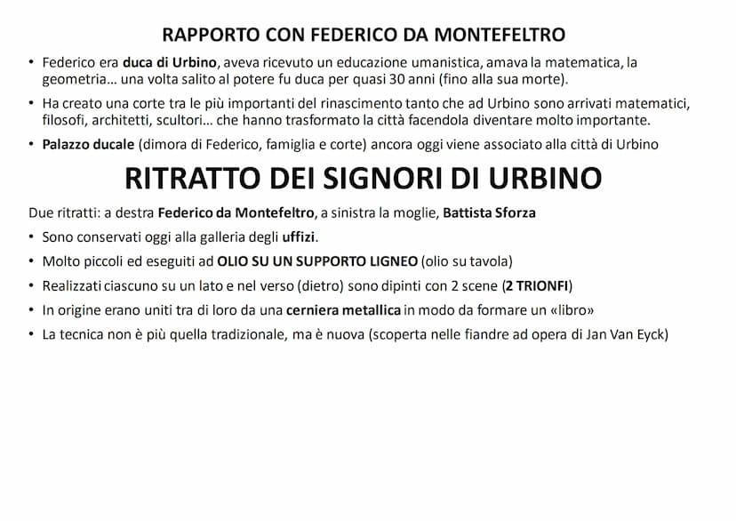 
<p>Piero della Francesca è un pittore rinascimentale italiano noto per la sua abilità nell'unire la pratica artistica alla teoria. Inoltre,