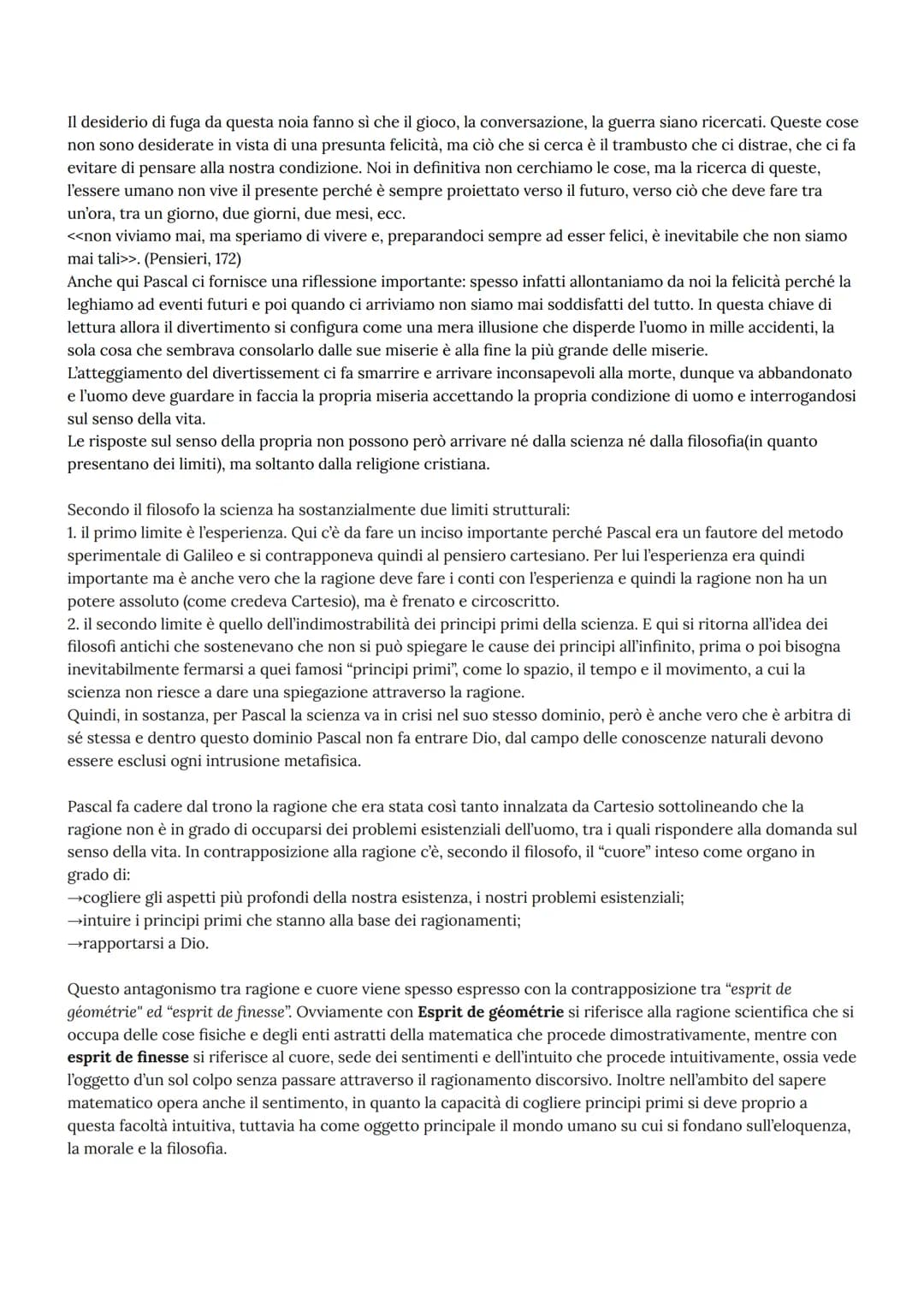 Pascal
Blaise Pascal, francese anche lui come Cartesio con il quale si mette in discussione, è vissuto tra il 1623 e il
1662.
I suoi primi i