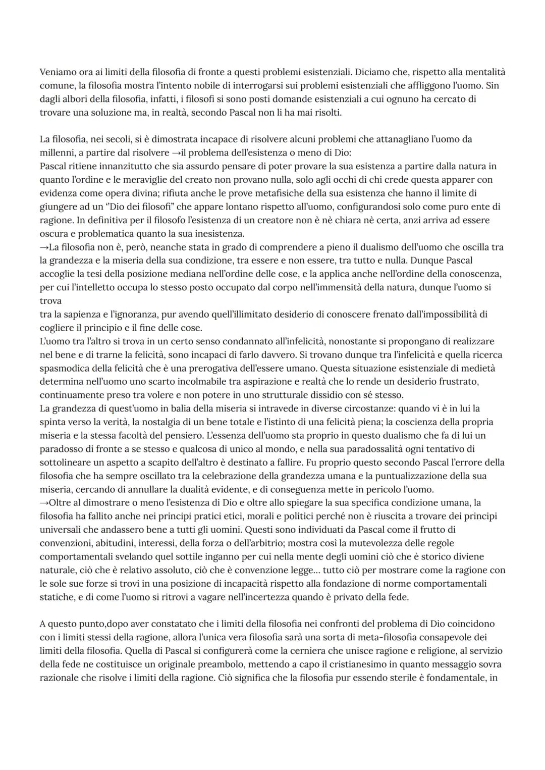 Pascal
Blaise Pascal, francese anche lui come Cartesio con il quale si mette in discussione, è vissuto tra il 1623 e il
1662.
I suoi primi i