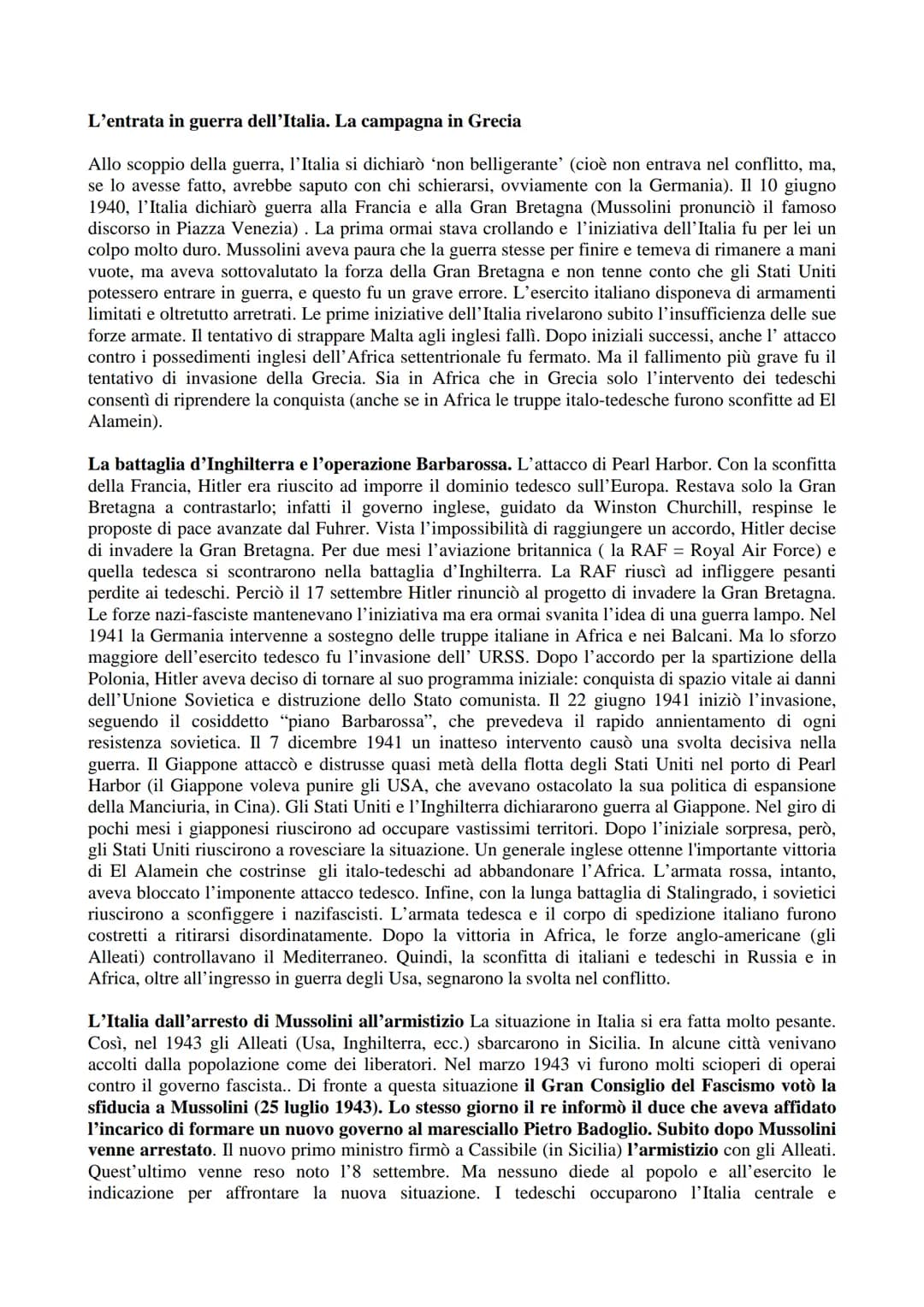 La seconda guerra mondiale
Le cause La prima guerra mondiale portò a tutti i Paesi d'Europa crisi e miseria, tra i vincitori come
tra i vint