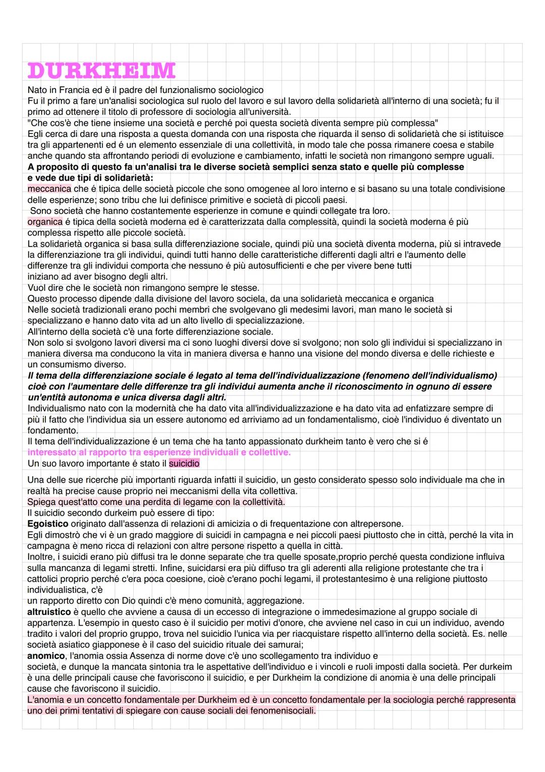 La sociologia
La sociologia studia l'uomo e la sua cultura all'interno del teatro della vita, ossia lo stare insieme agli altri.
Il compito 