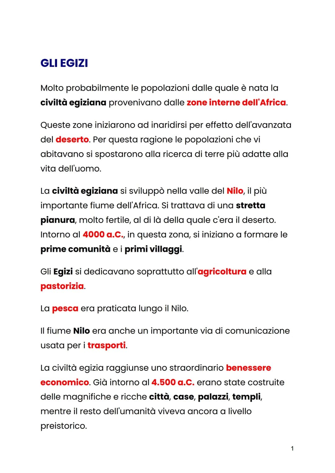 Gli Egizi
