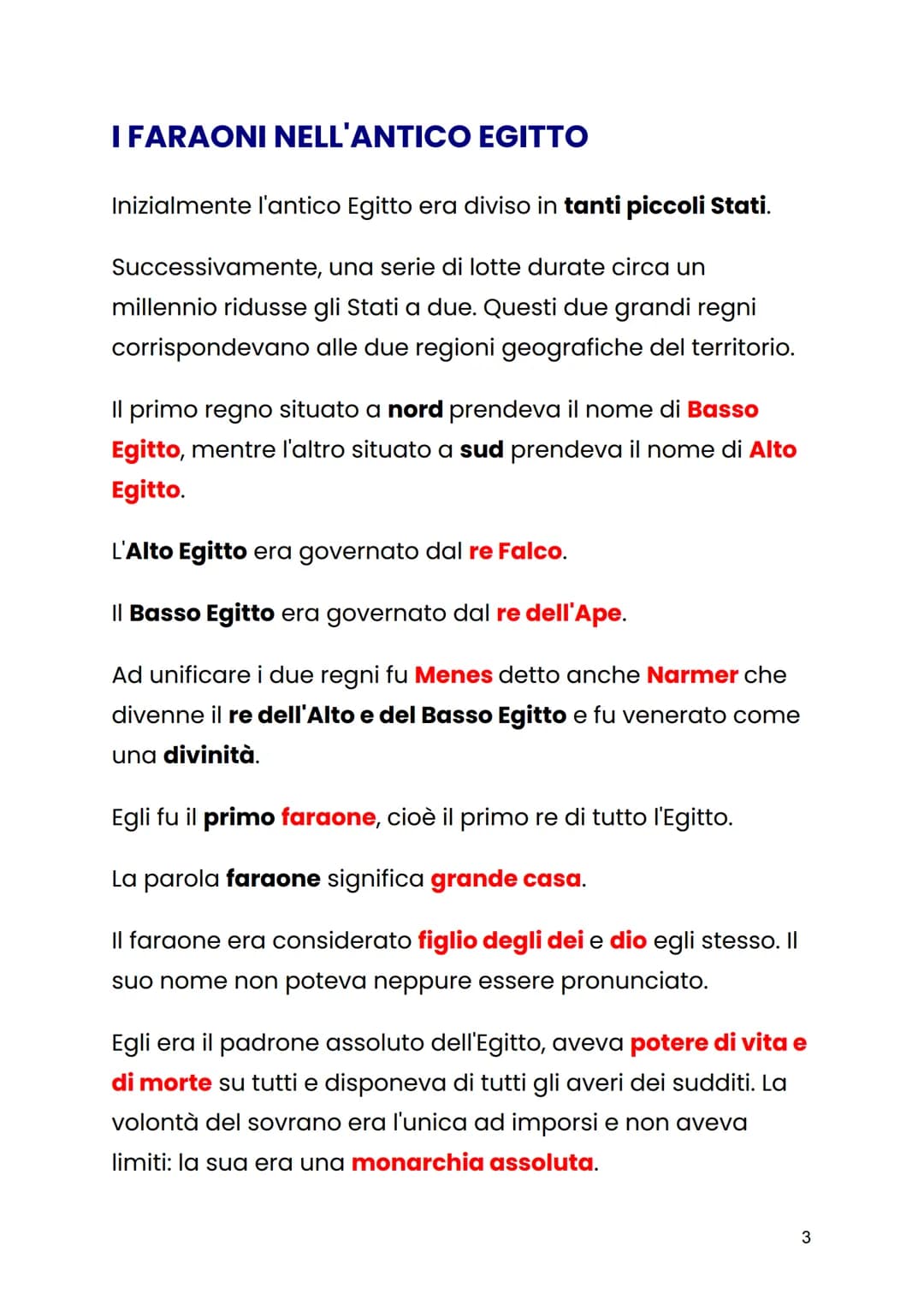 GLI EGIZI
Molto probabilmente le popolazioni dalle quale è nata la
civiltà egiziana provenivano dalle zone interne dell'Africa.
Queste zone 