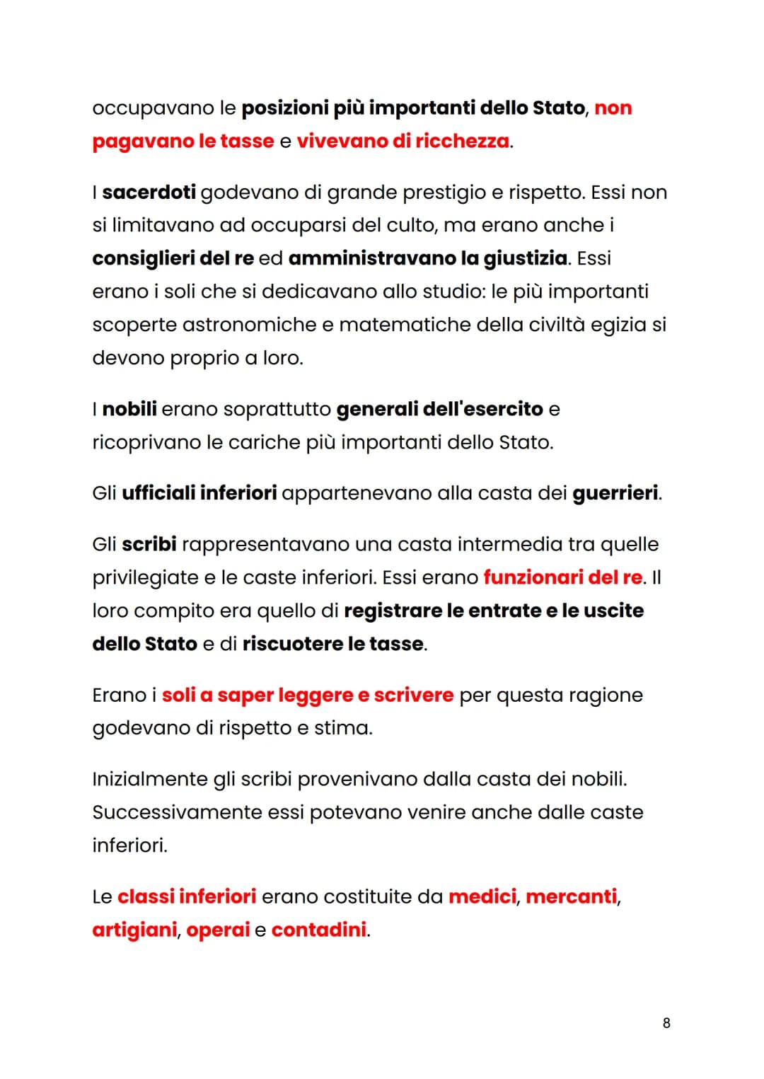 GLI EGIZI
Molto probabilmente le popolazioni dalle quale è nata la
civiltà egiziana provenivano dalle zone interne dell'Africa.
Queste zone 