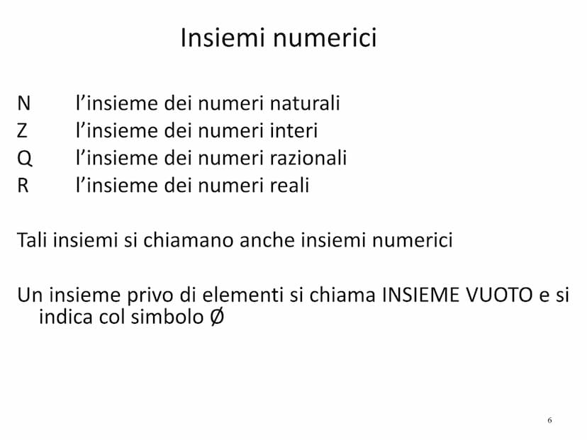 Il linguaggio della Matematica:
Gli Insiemi
Prof. Roberto Capone Il concetto di insieme è un
CONCETTO PRIMITIVO proprio come i concetti di
p