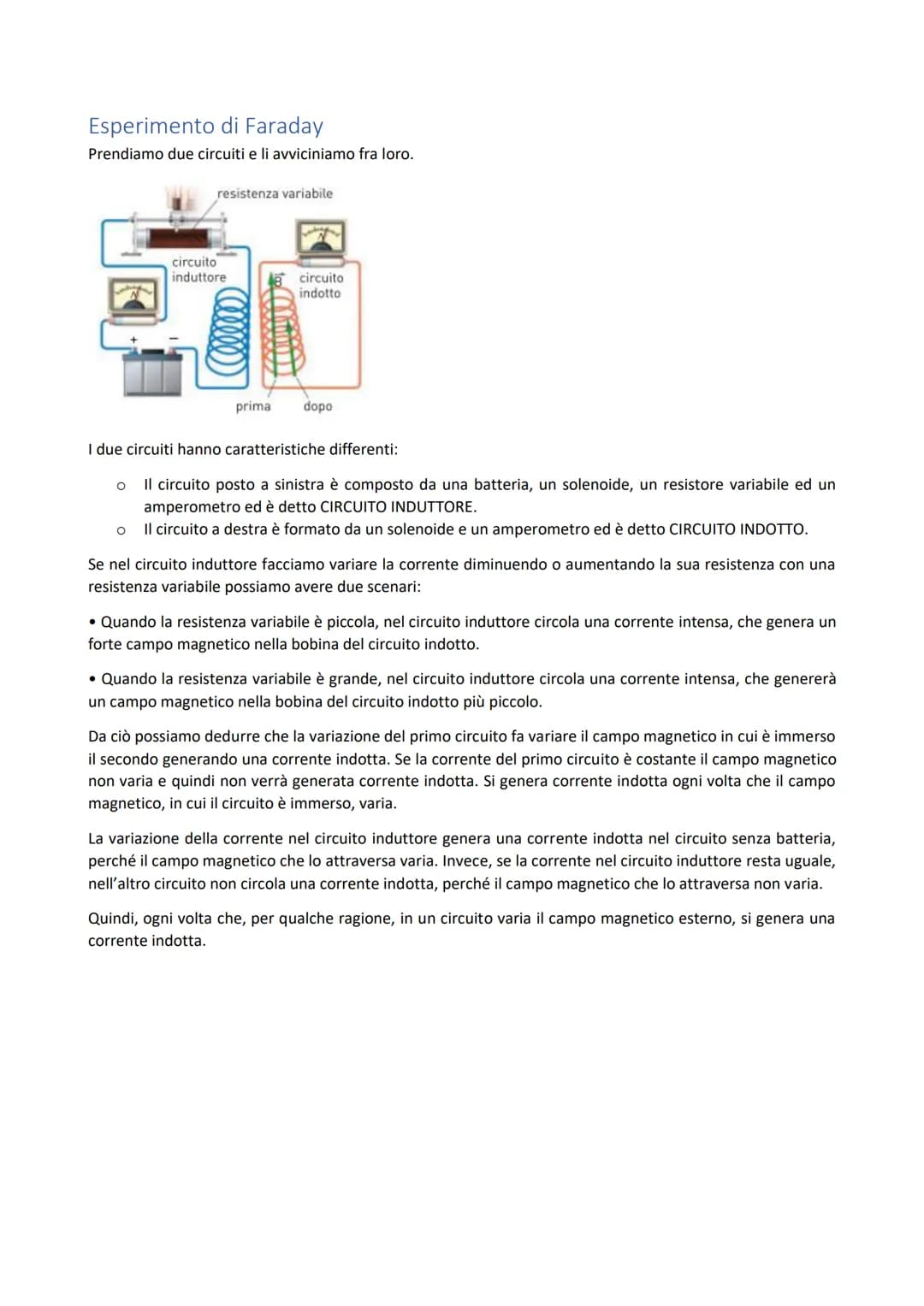 INDUZIONE MAGNETICA
L'induzione elettromagnetica è il fenomeno fisico che lega l'elettricità e il magnetismo tra loro.
O Una corrente elettr