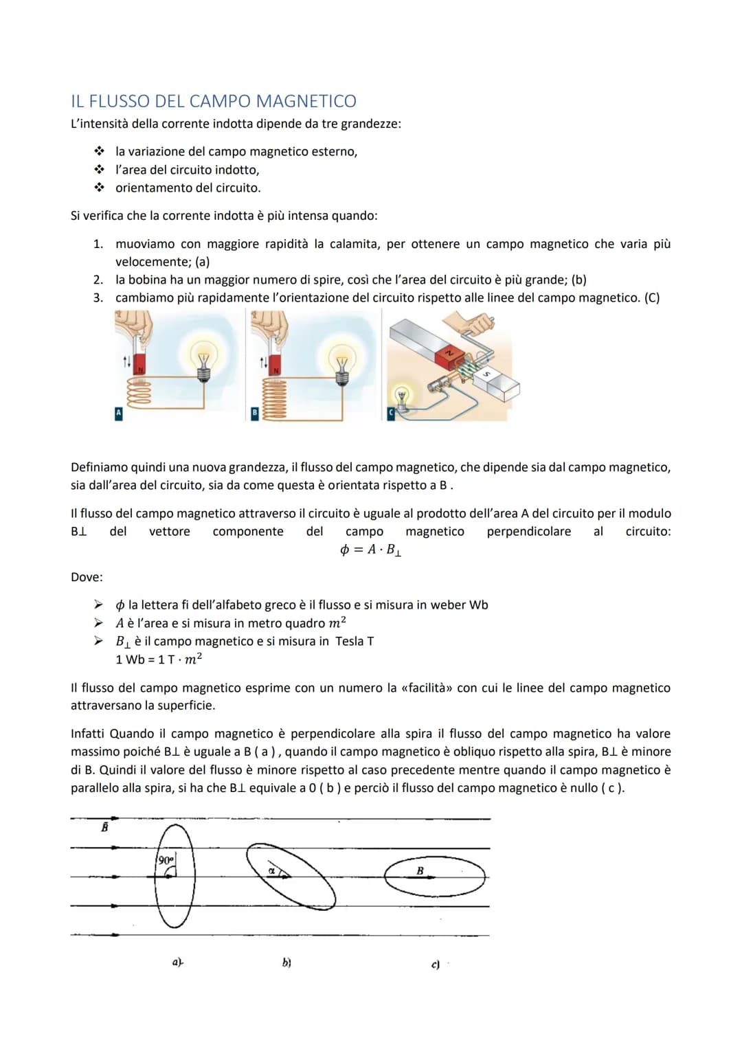 INDUZIONE MAGNETICA
L'induzione elettromagnetica è il fenomeno fisico che lega l'elettricità e il magnetismo tra loro.
O Una corrente elettr