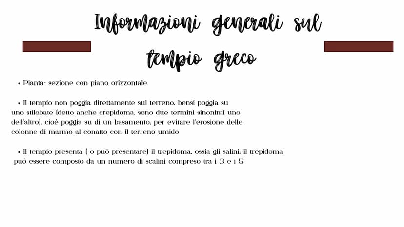 mch.22}}}
pub
greco
GRAPHE
KEEVARERATEDV// ●
Tempio greco
Il tempio greco
● Era un edificio sacro
●
Era la dimora degli Dei; ogni
divinità a