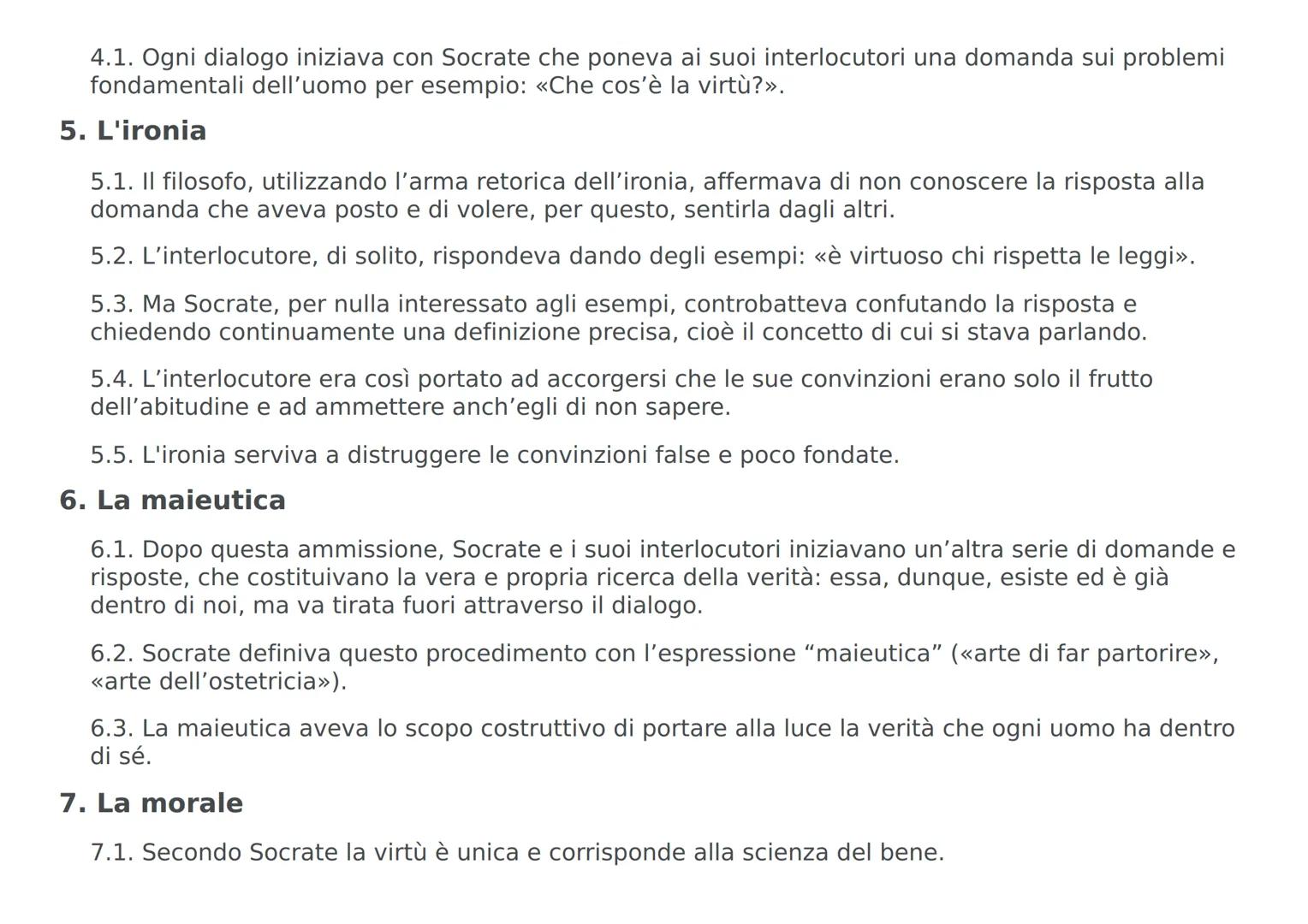 Socrate considerava il filosofare come una
missione che gli era stata assegnata da una
divinità, da un demone che lo consigliava
in tutti i 